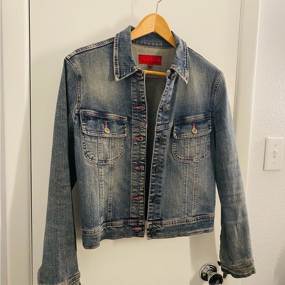 fcuk cropped jean jacket (M) - Picture 2 of 11